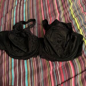 Elegant Black Lace Bra